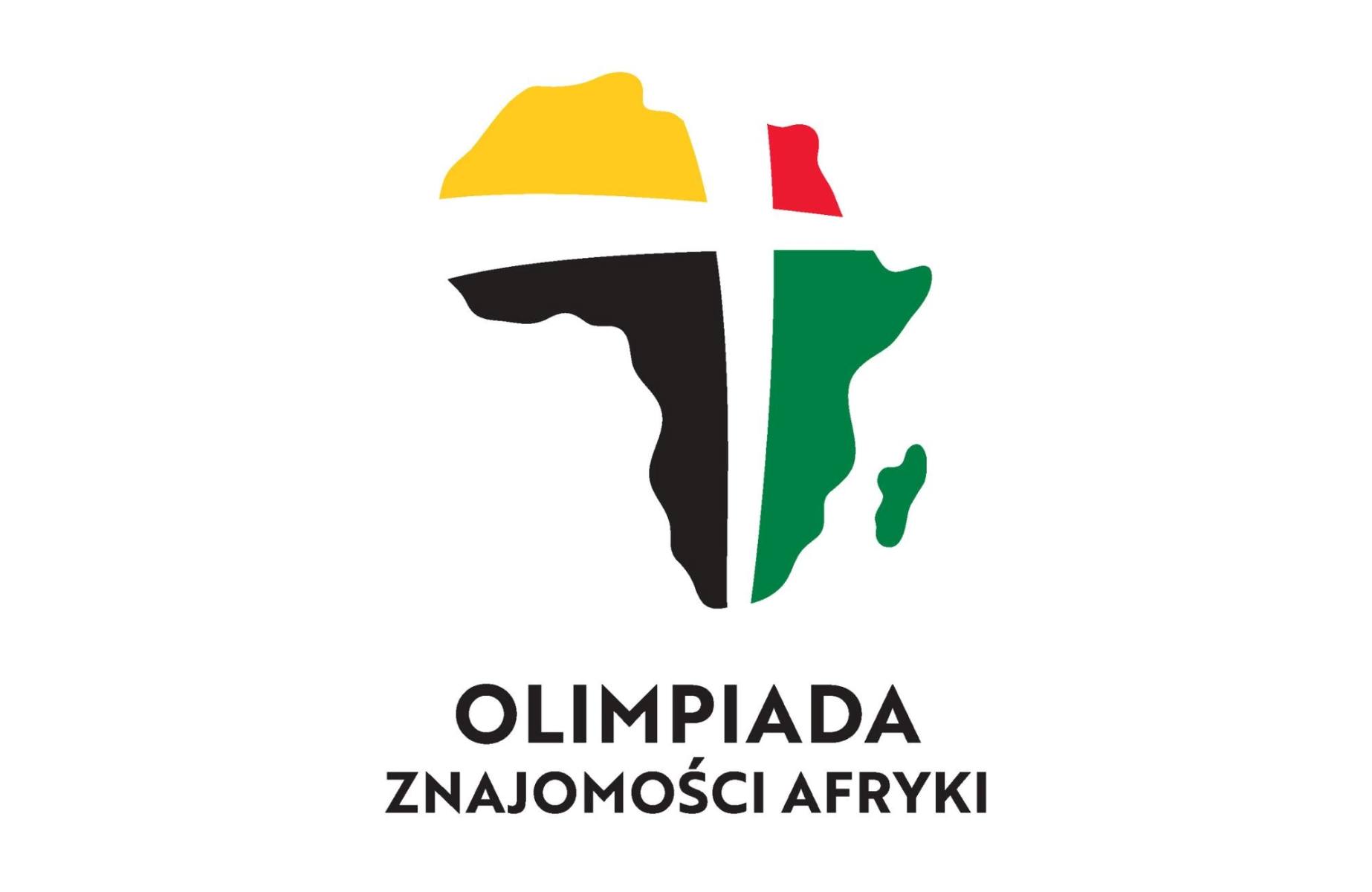 Logo Olimpiady Znajomości Afryki.